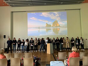 Studierende HWG Betriebetag