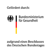 Das Forschungsprojekt wird gefördert durch das Bundesministerium für Gesundheit