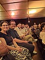 Teilnehmende des Alumni-Netzwerktreffens im Zeltkino