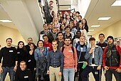 Students of BBS 2 and Incomings and Outgoings of HWG LU met at the Europe Day.