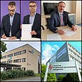 Juri Multisilta, Präsident der Satakunta University of applied sciences, Finnland, und Hochschulpräsident Peter Mudra von der HWG LU bei der Unterzeichnung der Kooperationsvereinbarung (Bild: HWG LU)