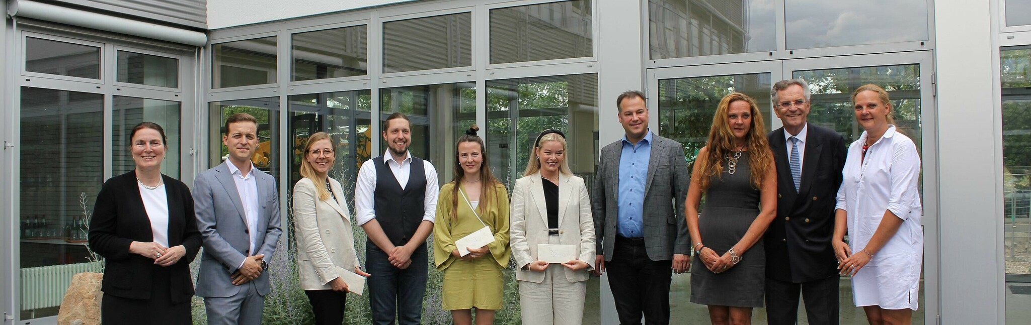 Gruppenbild der Verleihung des Förderpreises der Familie Wagner