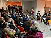 Musikduo in Aktion