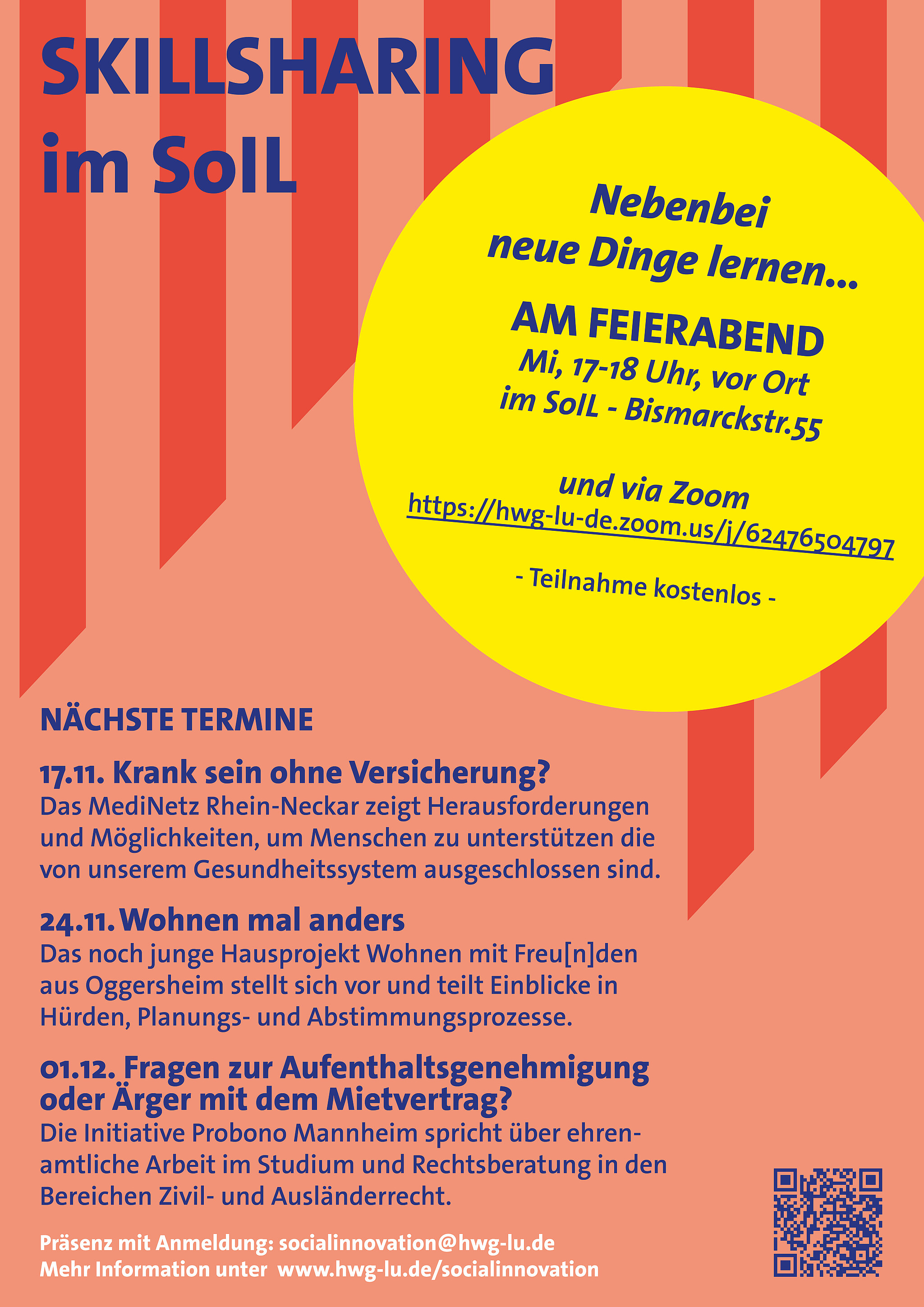 Einladung Skillsharing Nov-Dez21