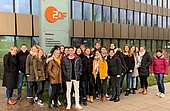 Gruppenfoto Exkursion ZDF